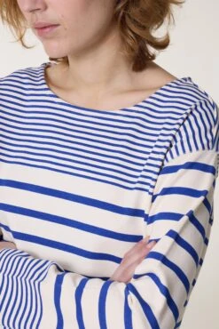 LEON & HARPER Tshirt Thill Duo 6 LEON & HARPER Tshirt Thill Duo -LEON & HARPER Shop TSHIRT THILL DUO BLUE 4