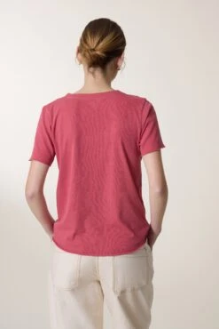 LEON & HARPER Tshirt Tizia Beads -LEON & HARPER Shop TSHIRT TIZIA BEADS CORAL 3