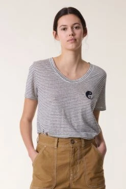 LEON & HARPER Tshirt Tizia Linen