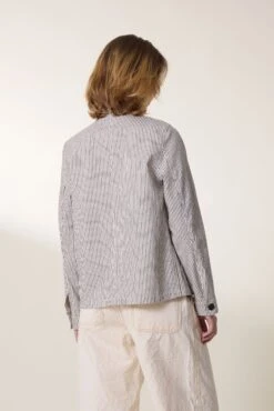 LEON & HARPER Veste Verdil Strp 9 LEON & HARPER Veste Verdil Strp -LEON & HARPER Shop VESTE VERDIL STRP ECRU 5