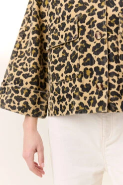 LEON & HARPER Veste Vincy Leo -LEON & HARPER Shop VESTE VINCY LEO LEOPARD 5