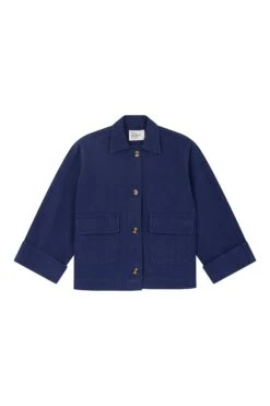 LEON & HARPER Veste Vincy Plain -LEON & HARPER Shop VESTE VINCY PLAIN BLUE 10