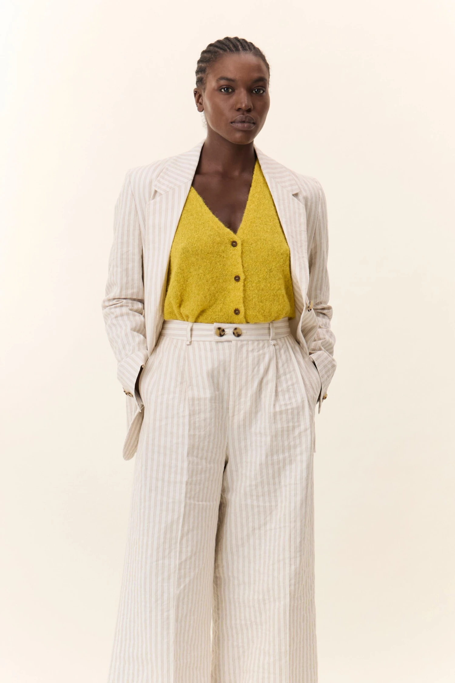 LEON & HARPER Veste Vione Strp 2 LEON & HARPER Veste Vione Strp - Image 2