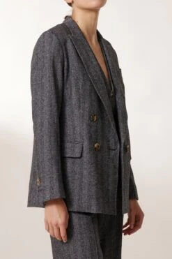 LEON & HARPER Veste Volverte Chev -LEON & HARPER Shop VESTE VOLVERTE CHEV CHEVRON 4