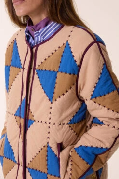 LEON & HARPER Veste Vulca Losange 10 LEON & HARPER Veste Vulca Losange -LEON & HARPER Shop VESTE VULCA LOSANGE MIX 5